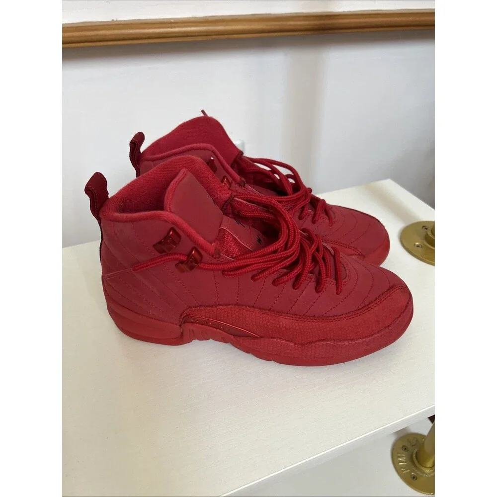 Size 5Y- Jordan 12 Retro Mid Gym Red - 153265-601